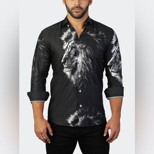 MACEOO PARIS FIBONACCI LIONFACE BLACK 2XL